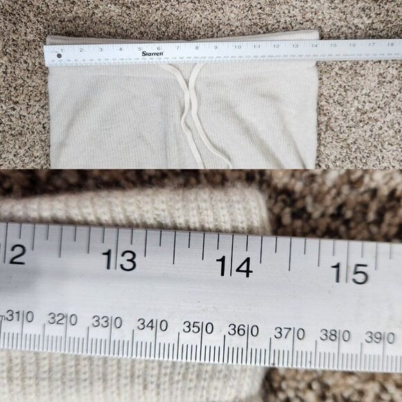 Johnny Was Calme Ribbed Bermuda Cashmere Shorts in Beige NWT Size S - Picture 15 of 15